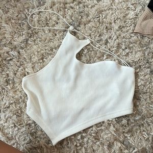 White Crop Top